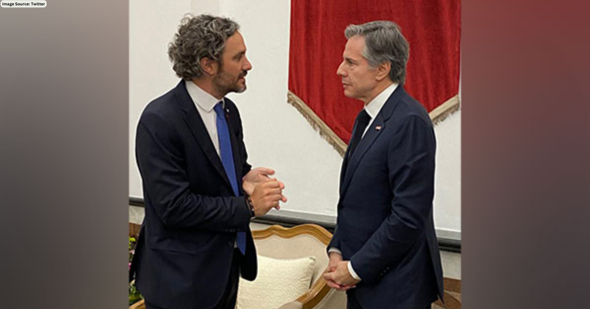 Blinken discusses democracy, human rights, food security with Argentine FM Santiago Cafiero